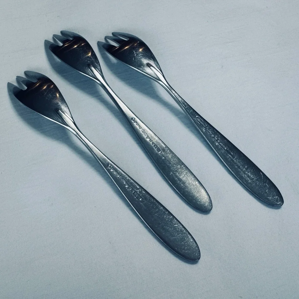 Towle Silver Supreme Cutlery COPEN Lot of 3 Salad Forks